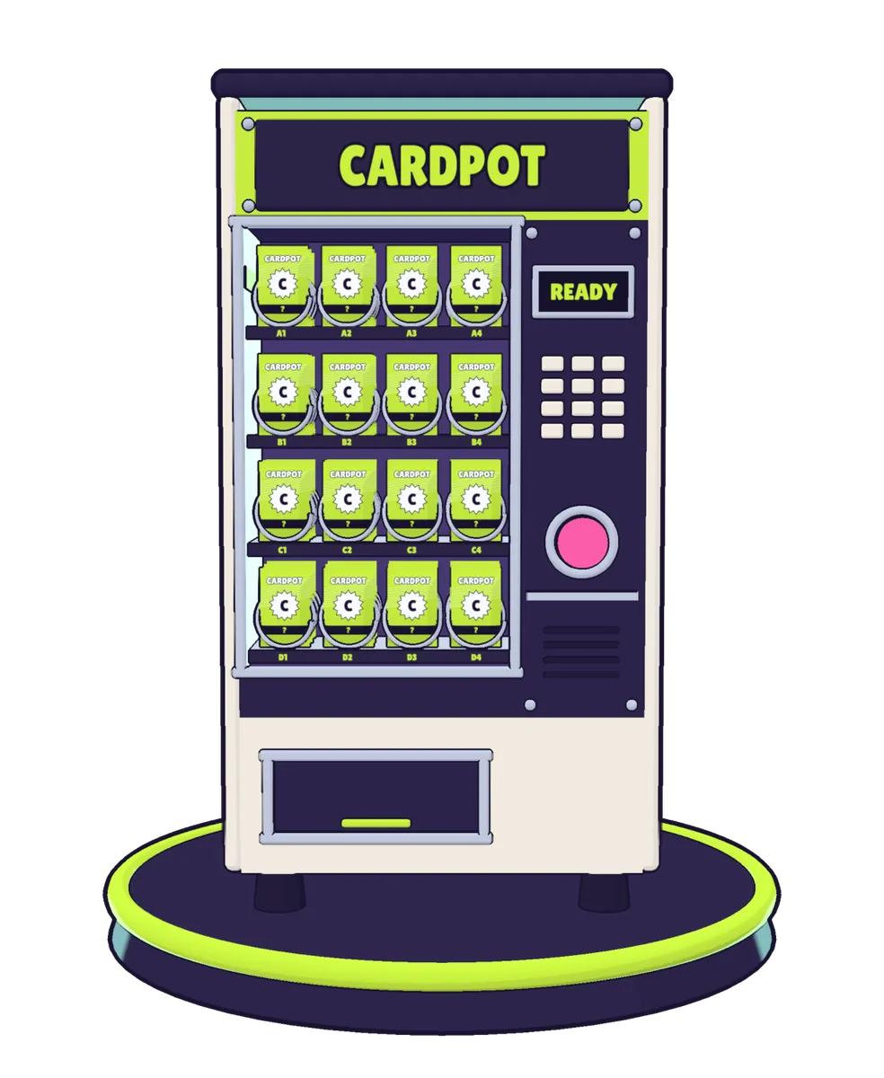 The CardPot pack machine